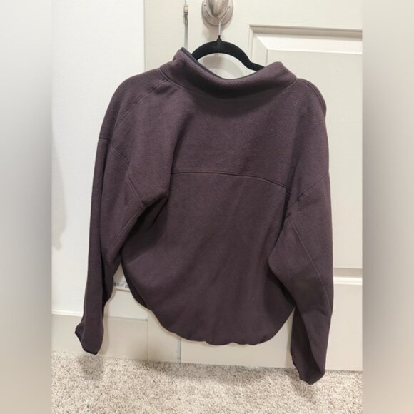 Lulu Lemon Medium Tumbled Fleece Half-Zip Jacket. 💙⚡️ - Picture 2 of 4